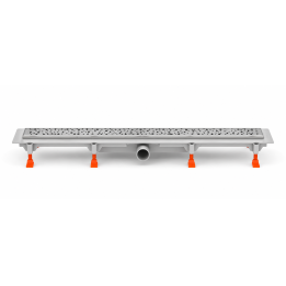 CHUDEJ tuš kanalica 850mm DROPS hrom mat
