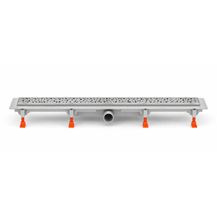 CHUDEJ tuš kanalica 850mm DROPS hrom mat
