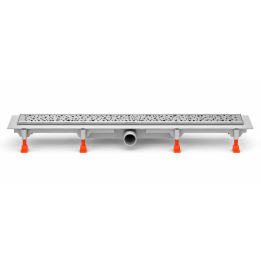CHUDEJ tuš kanalica 750mm DROPS hrom mat