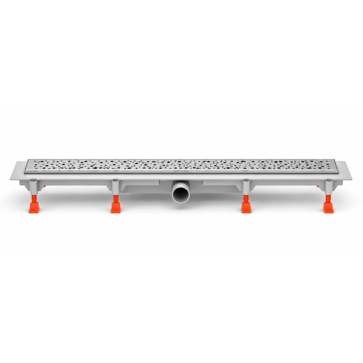 CHUDEJ tuš kanalica 750mm DROPS hrom mat