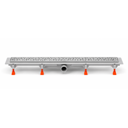 CHUDEJ tuš kanalica 650mm DROPS hrom mat