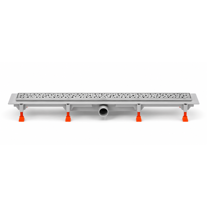 CHUDEJ tuš kanalica 650mm DROPS hrom mat