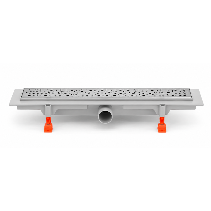 CHUDEJ tuš kanalica 550mm DROPS hrom mat