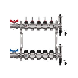 WIGELL inox sabirnik sa termostatskim ventilima 1x10 set
