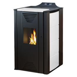 THERMOFLUX kamin na pelet INTERIO 14kW beli